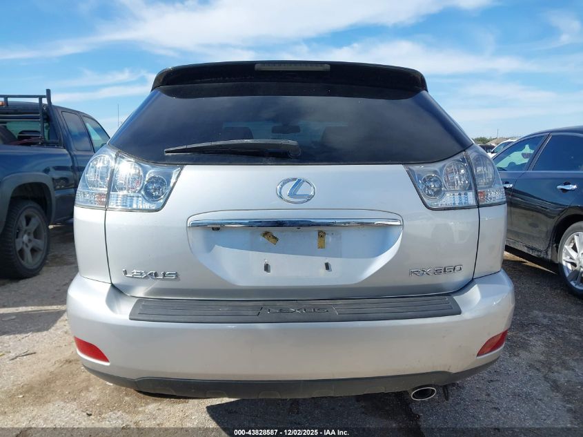 2009 Lexus Rx 350 VIN: 2T2GK31U79C076048 Lot: 43828587