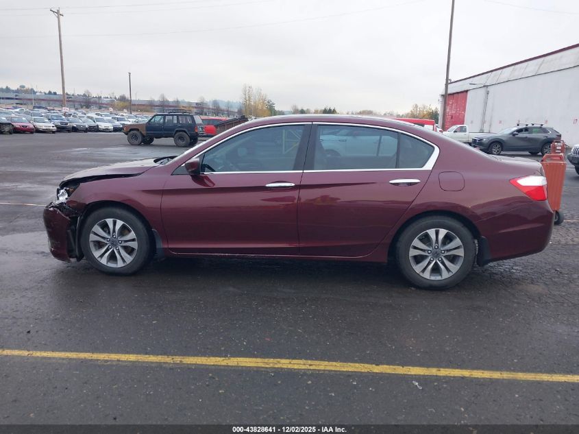 2014 Honda Accord Lx VIN: 1HGCR2F39EA137196 Lot: 43828641