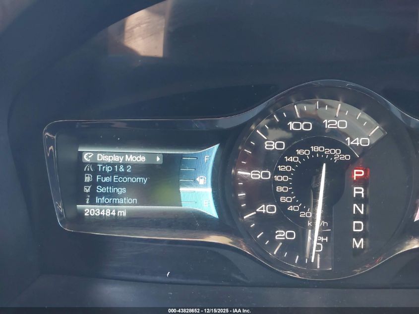 2011 Lincoln Mkx VIN: 2LMDJ8JK4BBJ25503 Lot: 43828652