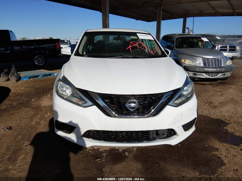 2018 Nissan Sentra S VIN: 3N1AB7AP9JY244372 Lot: 43828669