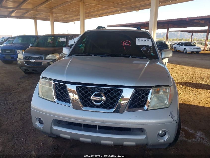 2005 Nissan Pathfinder Le VIN: 5N1AR18W05C757684 Lot: 43828679