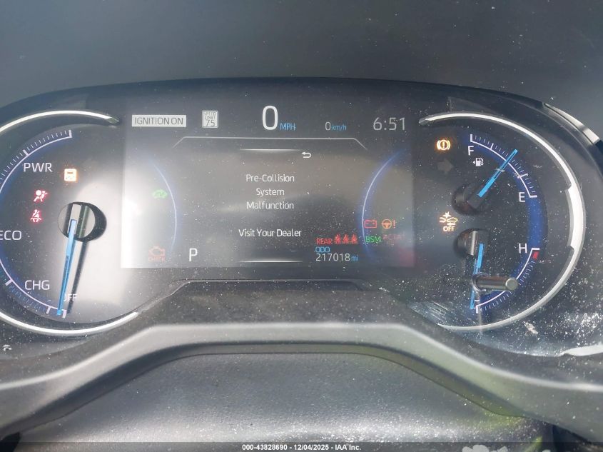 2023 Toyota Rav4 Hybrid Xle VIN: 4T3RWRFV5PU106401 Lot: 43828690