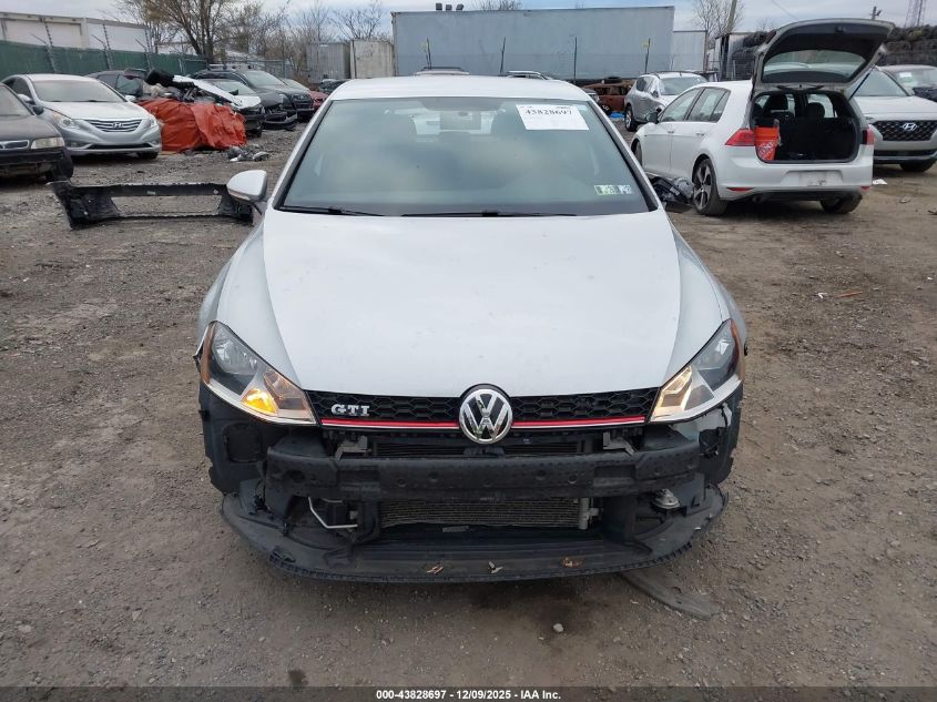 2017 Volkswagen Golf Gti Autobahn 4-Door/S 4-Door/Se 4-Door/Sport 4-Door VIN: 3VW5T7AU0HM070420 Lot: 43828697