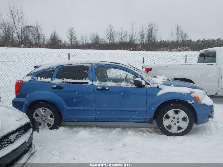 2007 Dodge Caliber Sxt VIN: 1B3HB48B97D186992 Lot: 43828776