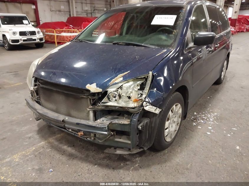 2007 Honda Odyssey Lx VIN: 5FNRL38247B066777 Lot: 43828830