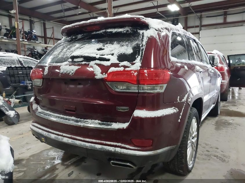 2018 Jeep Grand Cherokee Summit 4X4 VIN: 1C4RJFJG2JC240587 Lot: 43828835