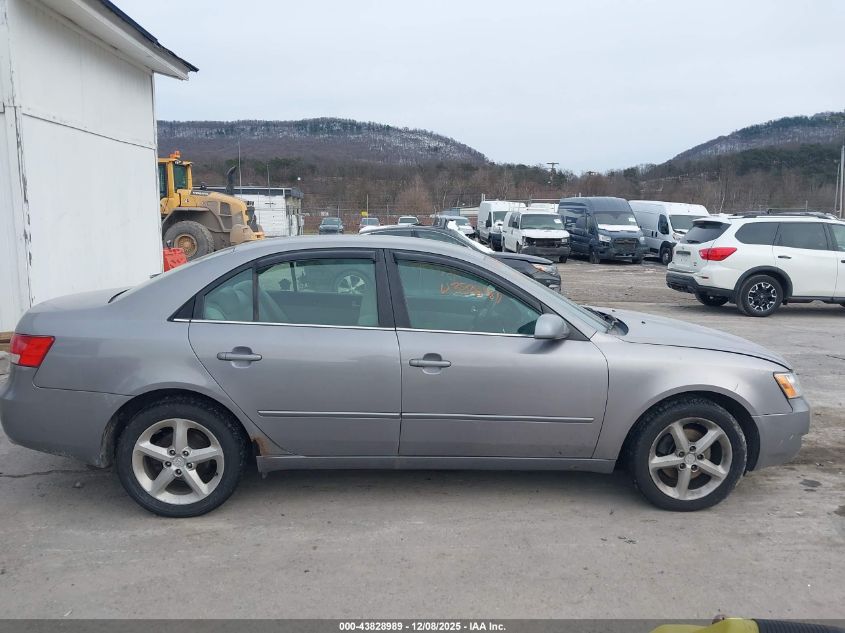 2007 Hyundai Sonata Limited/Se V6 VIN: 5NPEU46FX7H158534 Lot: 43828989