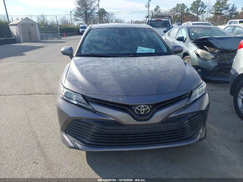 2018 Toyota Camry Le VIN: 4T1B11HK9JU676597 Lot: 43829193
