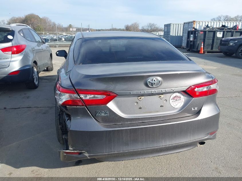 2018 Toyota Camry Le VIN: 4T1B11HK9JU676597 Lot: 43829193