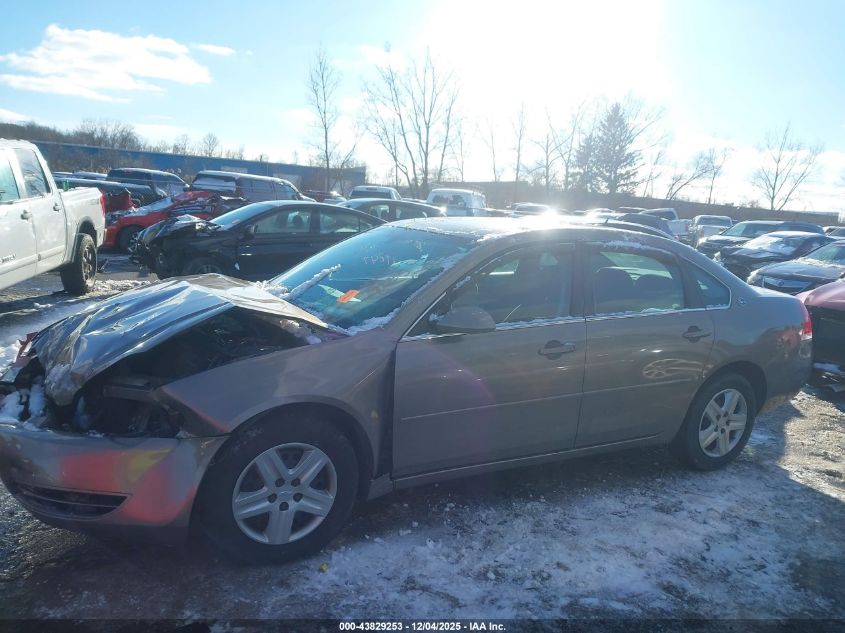 2006 Chevrolet Impala Ls VIN: 2G1WB58K169134742 Lot: 43829253
