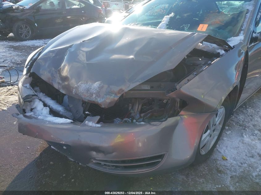 2006 Chevrolet Impala Ls VIN: 2G1WB58K169134742 Lot: 43829253