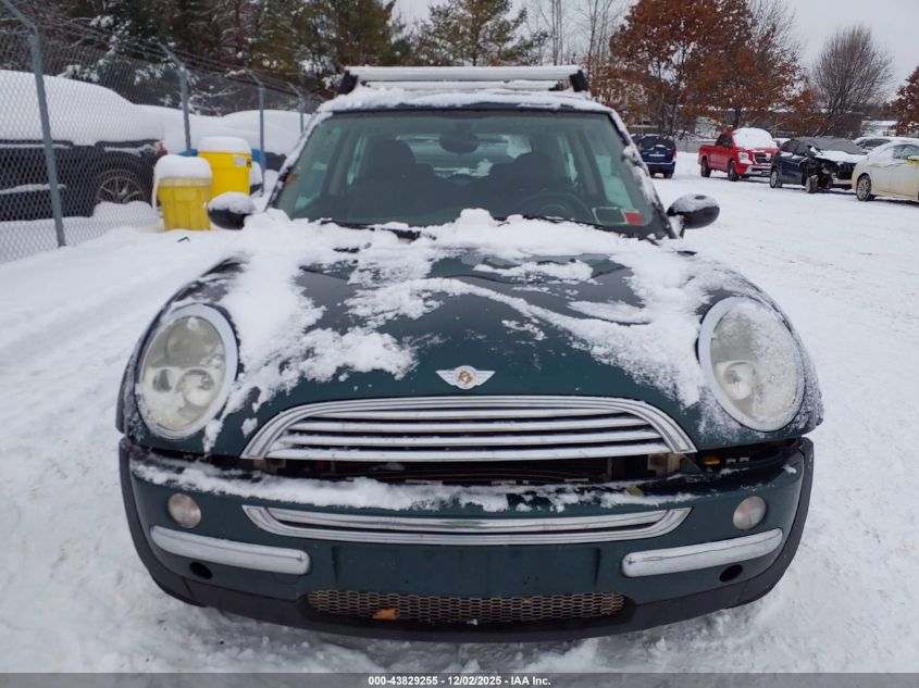 2002 Mini Cooper VIN: WMWRC33402TC34865 Lot: 43829255