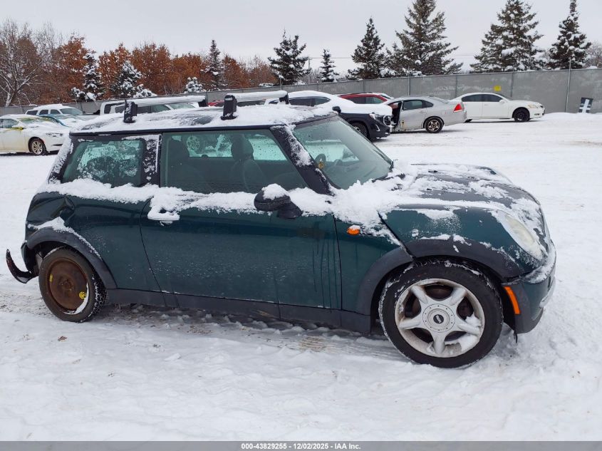 2002 Mini Cooper VIN: WMWRC33402TC34865 Lot: 43829255
