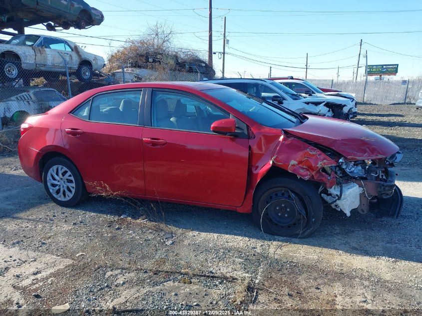 2017 Toyota Corolla Le VIN: 5YFBURHE6HP655136 Lot: 43829387