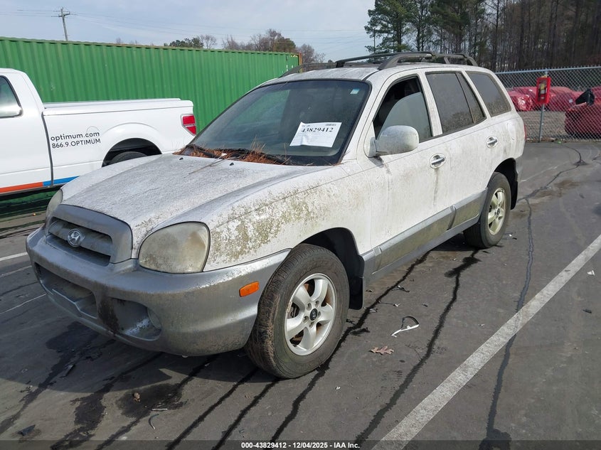 KM8SC13E15U920471 2005 HYUNDAI SANTA FE photo no. 2