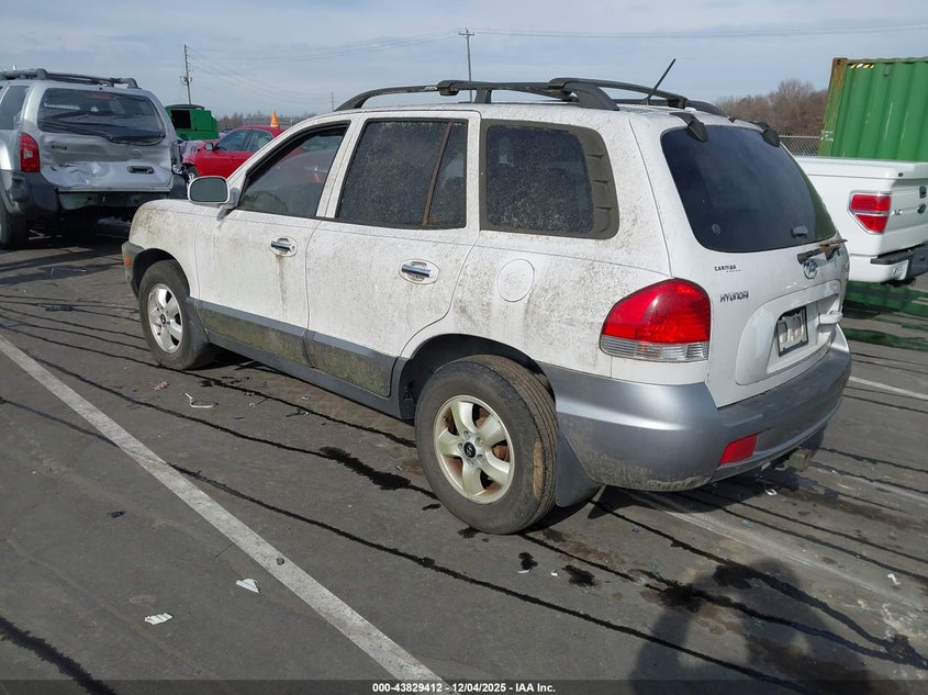 KM8SC13E15U920471 2005 HYUNDAI SANTA FE photo no. 3