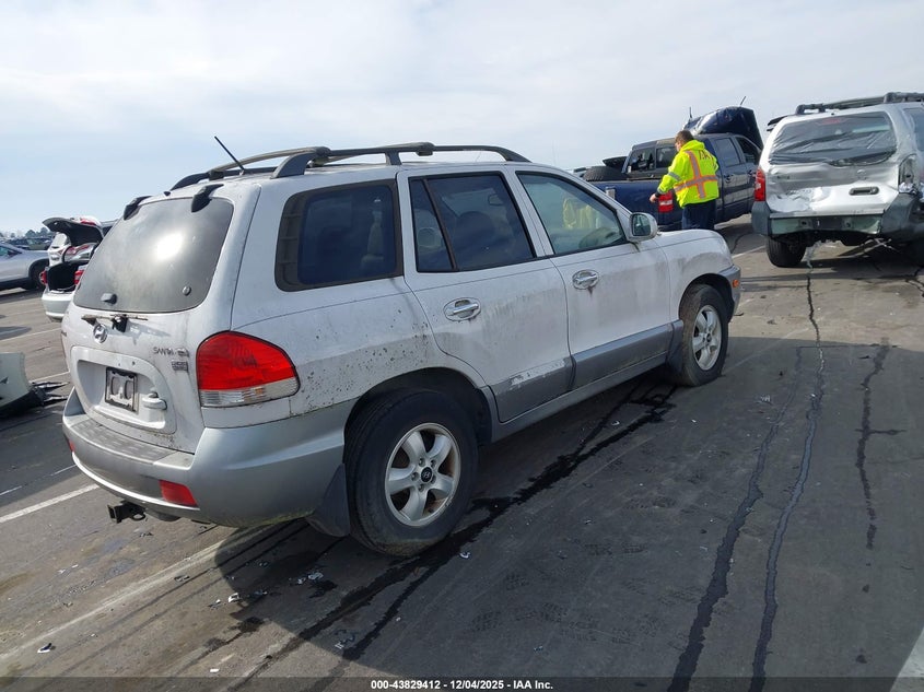 KM8SC13E15U920471 2005 HYUNDAI SANTA FE photo no. 4