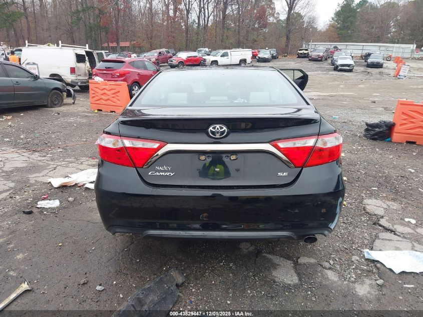 2016 Toyota Camry Se VIN: 4T1BF1FK1GU124458 Lot: 43829447