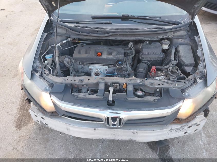 2012 Honda Civic Lx VIN: 19XFB2F54CE377073 Lot: 43829472