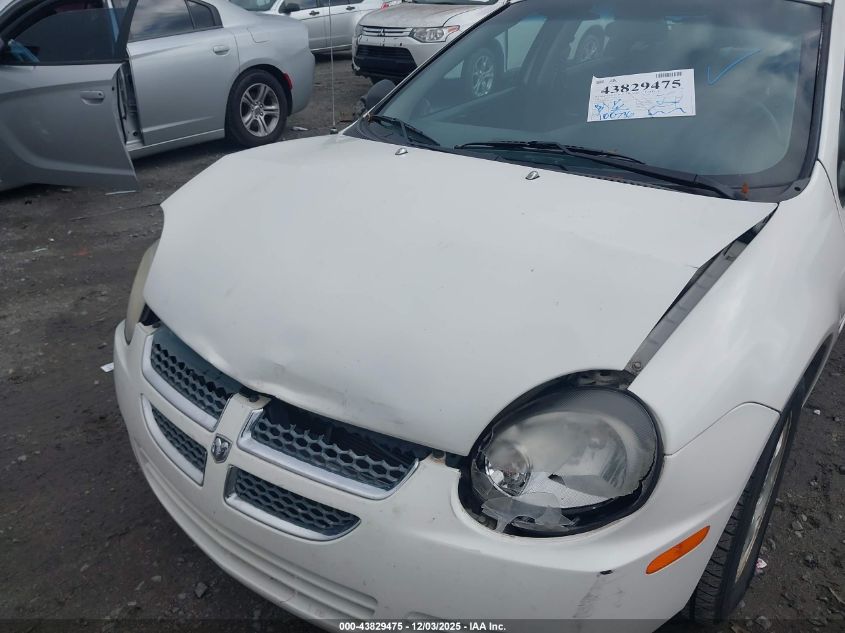 2003 Dodge Neon Sxt VIN: 1B3ES56C33D100509 Lot: 43829475
