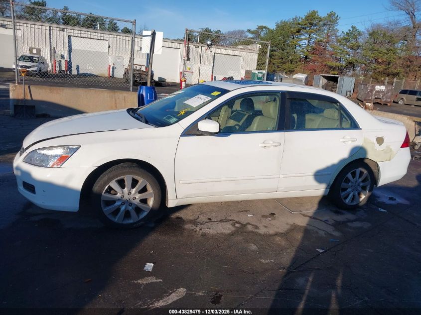 2007 Honda Accord 3.0 Ex VIN: 1HGCM66587A089684 Lot: 43829479
