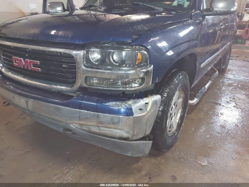 2002 GMC Sierra 1500 Sle VIN: 2GTEK19T821214387 Lot: 43829506