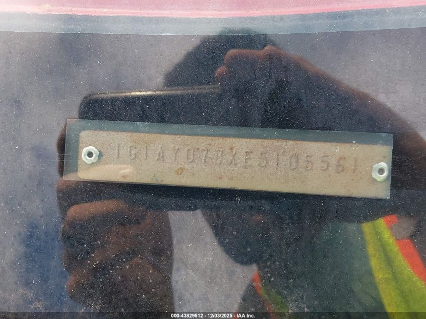 1984 Chevrolet Corvette VIN: 1G1AY078XE5105561 Lot: 43829512