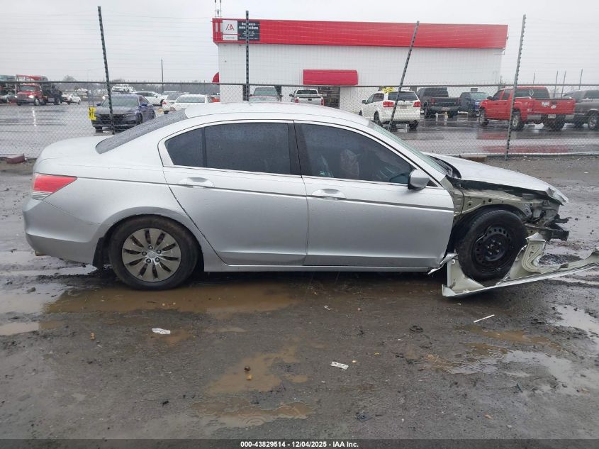 2009 Honda Accord 2.4 Lx VIN: JHMCP26339C008500 Lot: 43829514