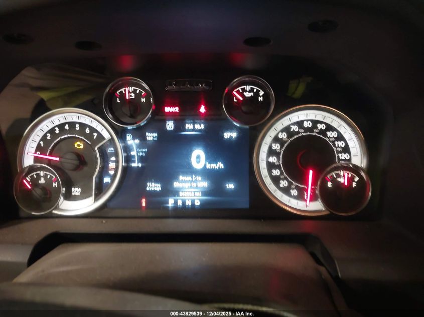 2013 Ram 1500 Big Horn VIN: 1C6RR7GT1DS695919 Lot: 43829539