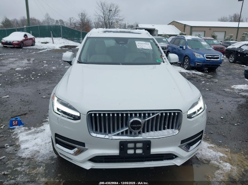 2025 Volvo Xc90 Plug-In Hybrid T8 Plus 7-Seater VIN: YV4H60PE6S1292458 Lot: 43829564