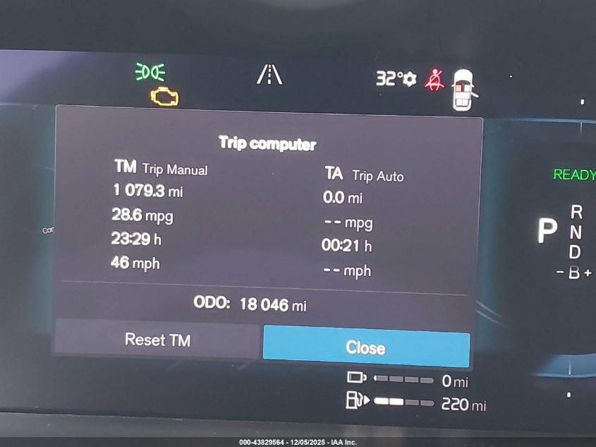 2025 Volvo Xc90 Plug-In Hybrid T8 Plus 7-Seater VIN: YV4H60PE6S1292458 Lot: 43829564