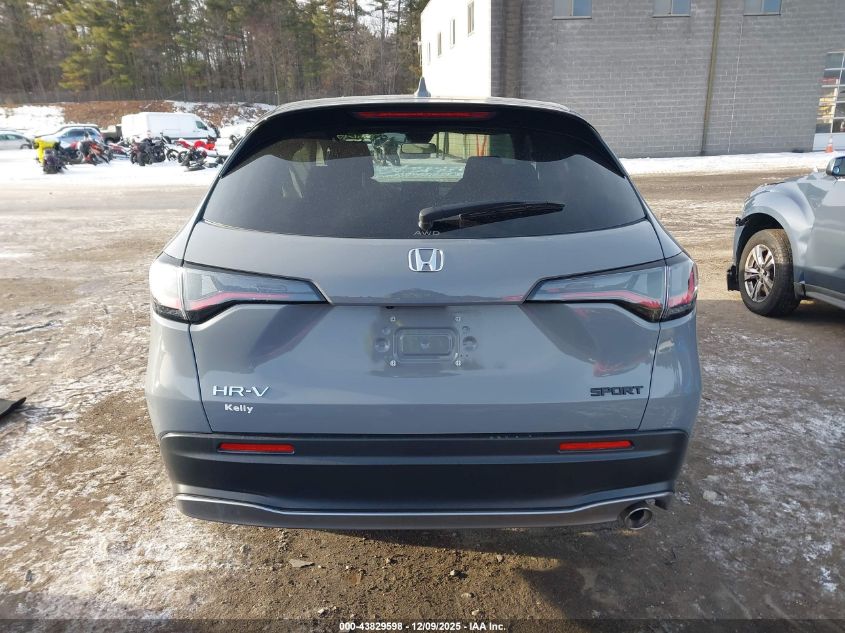 2023 Honda Hr-V Awd Sport VIN: 3CZRZ2H53PM706289 Lot: 43829598