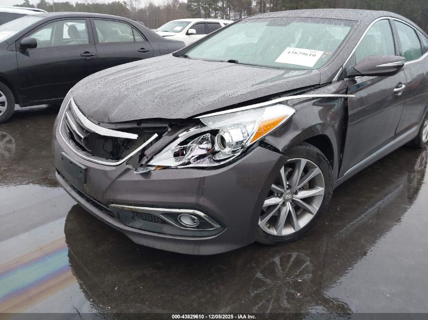 2016 Hyundai Azera VIN: KMHFG4JG9GA527429 Lot: 43829610
