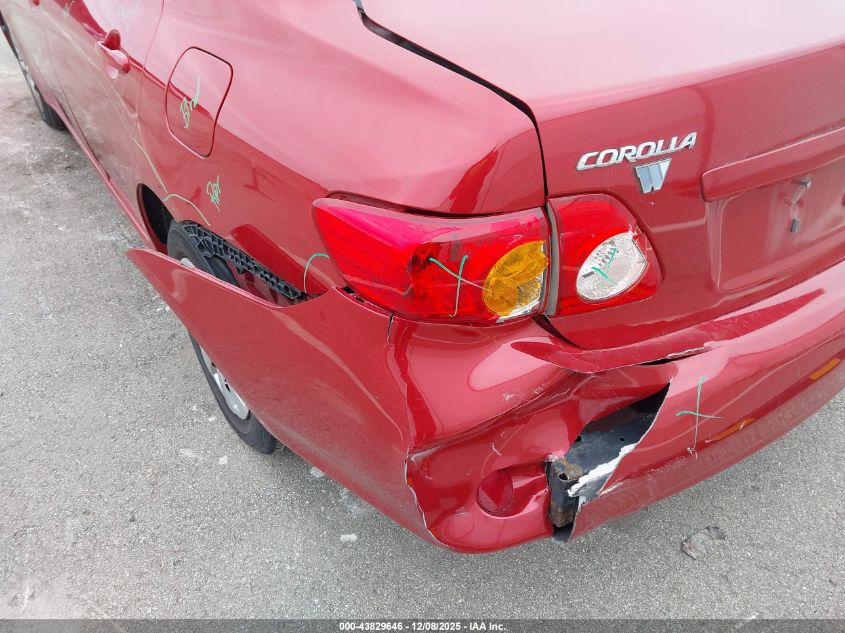 2009 Toyota Corolla Le VIN: JTDBL40E999082256 Lot: 43829646