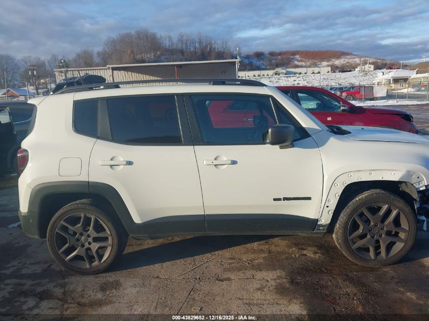 2021 Jeep Renegade 80Th Anniversary 4X4 VIN: ZACNJDB16MPM51432 Lot: 43829652