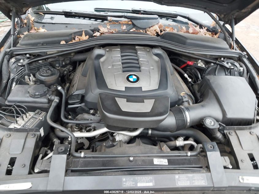 2008 BMW 650I VIN: WBAEB53588CX63203 Lot: 43829719