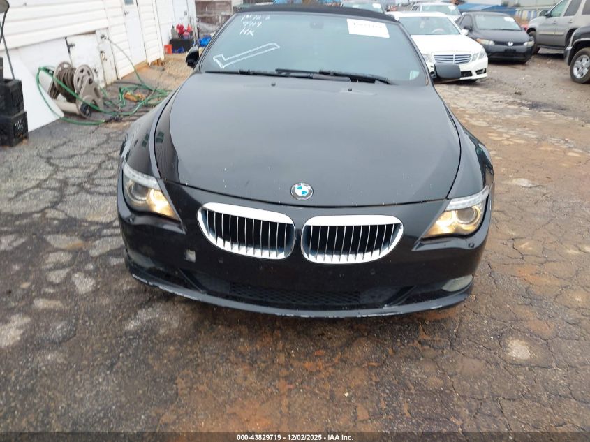 2008 BMW 650I VIN: WBAEB53588CX63203 Lot: 43829719