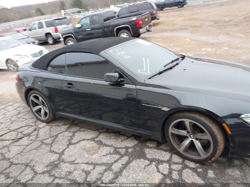 2008 BMW 650I VIN: WBAEB53588CX63203 Lot: 43829719