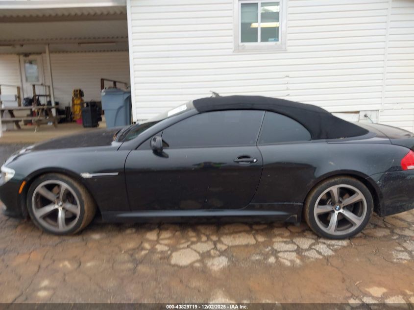 2008 BMW 650I VIN: WBAEB53588CX63203 Lot: 43829719