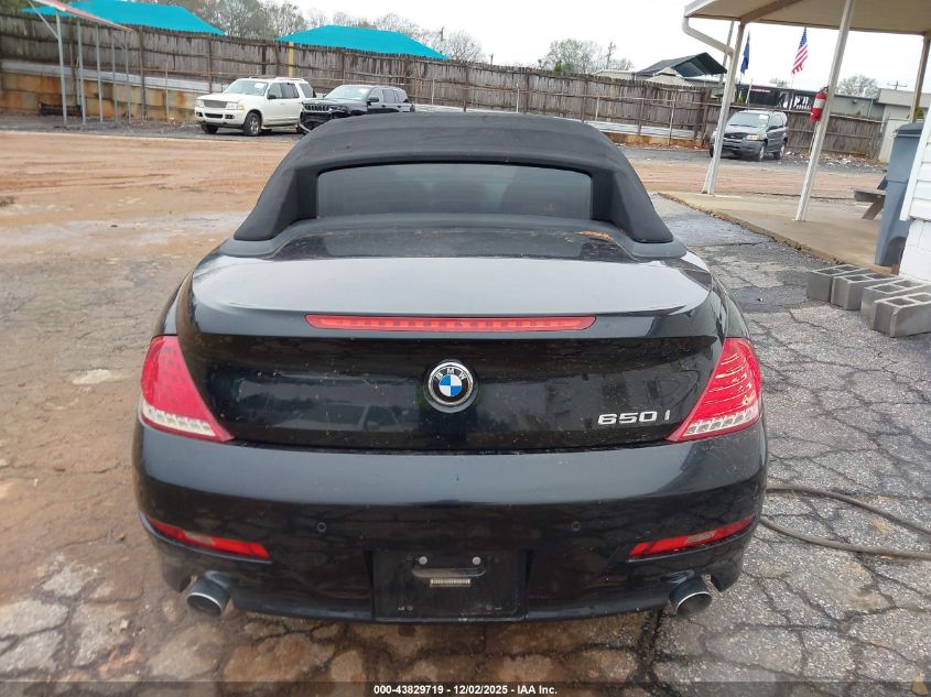 2008 BMW 650I VIN: WBAEB53588CX63203 Lot: 43829719