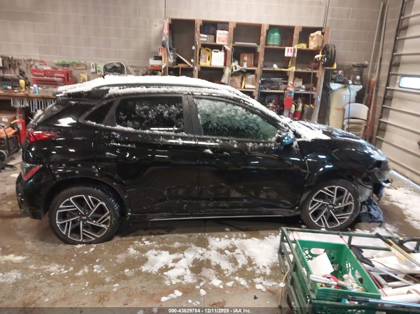 2022 Hyundai Kona N Line VIN: KM8K3CA35NU856531 Lot: 43829784