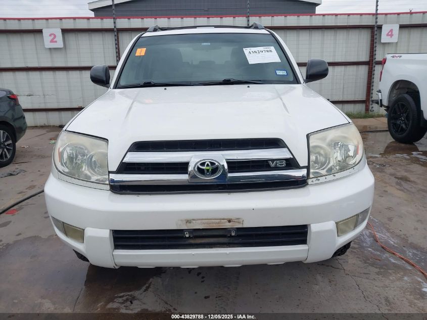 2005 Toyota 4Runner Sr5 V8 VIN: JTEBT14R258019586 Lot: 43829788