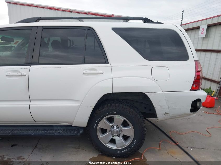 2005 Toyota 4Runner Sr5 V8 VIN: JTEBT14R258019586 Lot: 43829788