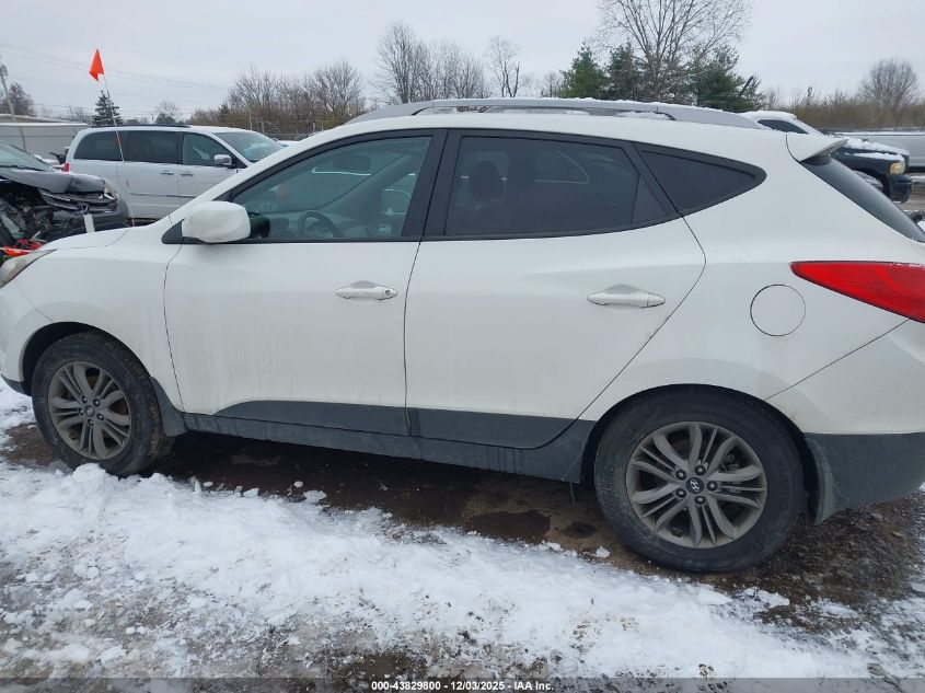 2014 Hyundai Tucson Se VIN: KM8JUCAG5EU930624 Lot: 43829800
