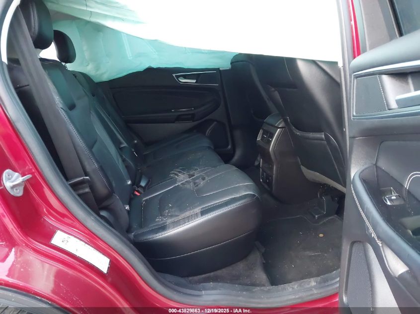 2018 Ford Edge Titanium VIN: 2FMPK3K9XJBB44592 Lot: 43829863