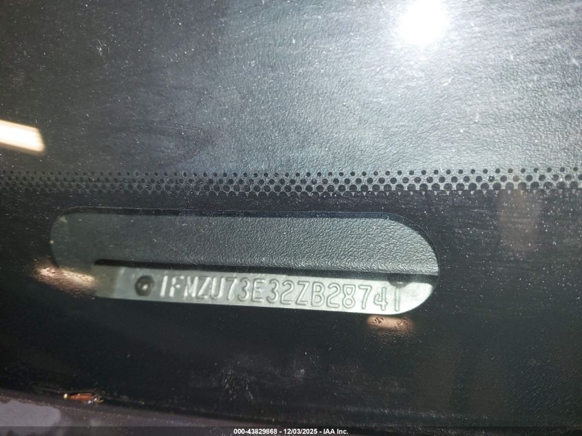 2002 Ford Explorer Xlt VIN: 1FMZU73E32ZB28741 Lot: 43829868