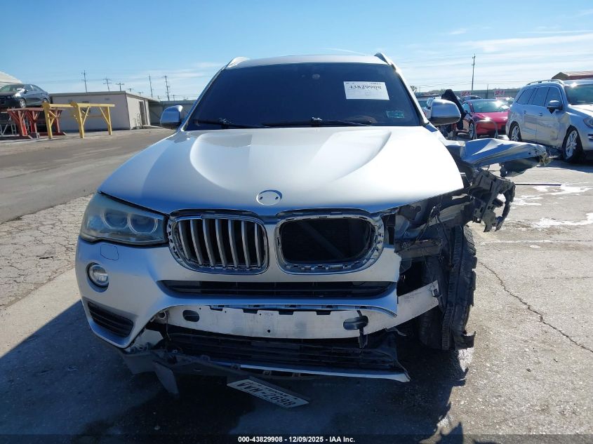 2016 BMW X3 Sdrive28I VIN: 5UXWZ7C55G0T42875 Lot: 43829908