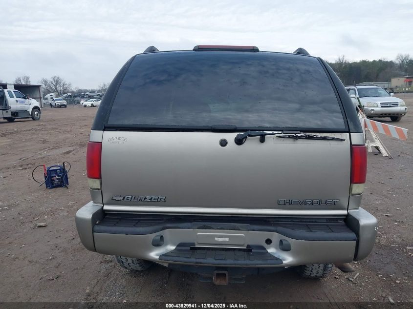 2001 Chevrolet Blazer Lt VIN: 1GNDT13W11K256868 Lot: 43829941