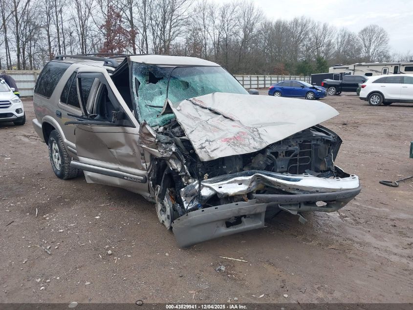 2001 Chevrolet Blazer Lt VIN: 1GNDT13W11K256868 Lot: 43829941