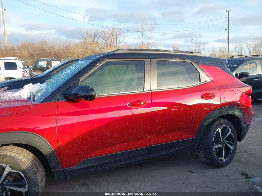 2021 Chevrolet Trailblazer Awd Rs VIN: KL79MUSL6MB003874 Lot: 43829955